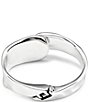 UNOde50 Waves Sculptural Sterling Silver Bangle Bracelet, Color:Silver - Image 3