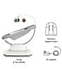 UPPAbaby Mamaroo® Smart Swing, Color:Stella - Image 3