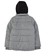 Color:Storm Grey - Image 2 - Big Boys 8-20 Quilted Wool Hooded Jacket