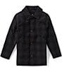 Urban Republic Big Boys Plaid Wool Peacoat - Image 1
