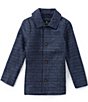 Urban Republic Big Boys Plaid Wool Peacoat - Image 2