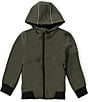 Urban Republic Little Boys Long Sleeve Hooded Soft Shell Bomber Jacket - Image 1