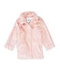 Color:Rosette Pink - Image 1 - Little Girls 2T-6X Long Sleeve Faux-Fur Long Coat