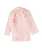 Color:Rosette Pink - Image 2 - Little Girls 2T-6X Long Sleeve Faux-Fur Long Coat