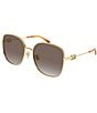 Valentino Women's 59mm Square Sunglasses - Image 1