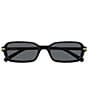 Valentino Women's V Logo 52mm Rectangle Sunglasses - Image 2