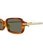 Valentino Women's V Logo 52mm Rectangle Sunglasses - Image 3