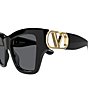 Valentino Women's V Logo 53mm Butterfly Sunglasses - Image 3