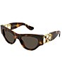 Valentino Women's V Logo 55mm Cat Eye Sunglasses - Image 1
