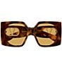 Valentino Women's V Logo 55mm Square Sunglasses - Image 2