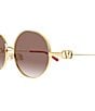 Valentino Women's V Logo 56mm Round Sunglasses - Image 3