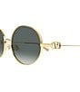 Valentino Women's V Logo 56mm Round Sunglasses - Image 3