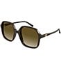 Valentino Women's V Logo 56mm Square Sunglasses - Image 4