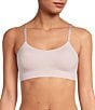 VAN WINKLE & CO. Bonded Scoop Neck Bralette, Color:Pink Tulle - Image 1