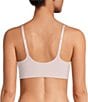VAN WINKLE & CO. Bonded Scoop Neck Bralette, Color:Pink Tulle - Image 2