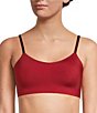 Color:Red Dahlia - Image 1 - Bonded Triangle Bralette