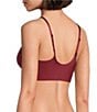 VAN WINKLE & CO. Bonded Scoop Neck Bralette, Color:Pomegranate - Image 2