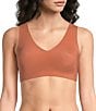 VAN WINKLE & CO. Bonded V-Neck Wire Free Bralette - Image 1