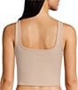 VAN WINKLE & CO. Flat Ribbed Sleeveless Square Neck Cropped Tank - Image 2