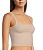VAN WINKLE & CO. Flat Ribbed Sleeveless Square Neck Cropped Tank - Image 5