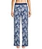 VAN WINKLE & CO. Inky Leopard Print Knit Coordinating Sleep Pants - Image 2