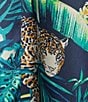Color:Jungle Cats - Image 5 - Jungle Cat Print Woven Satin V-Neck Sleeveless Maxi Chemise