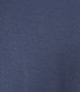 Color:Coastal Fjord - Image 3 - Knit Notch Collar Button-Front With Coordinating Drawstring Jogger Pajama Set