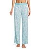 VAN WINKLE & CO. Leaf Floral Knit Coordinating Sleep Pants - Image 1