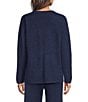 VAN WINKLE & CO. Long Sleeve Crew Neck Coordinating Cashmere Sleep Top - Image 2