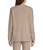 VAN WINKLE & CO. Long Sleeve Crew Neck Coordinating Cashmere Sleep Top - Image 6