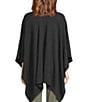 VAN WINKLE & CO. Solid Cashmere Ruana Wrap - Image 6