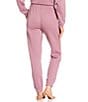 VAN WINKLE & CO. Solid Quilted Knit Coordinating Lounge Joggers, Color:Dusky Orchid - Image 2