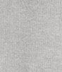 VAN WINKLE & CO. Solid Ribbed Knit Split V-Neck Long Sleeve Coordinating Sleep Top - Image 4