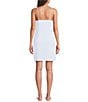 VAN WINKLE & CO. Solid Satin Sleeveless V-Neck Tie-Front Chemise - Image 2
