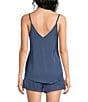 VAN WINKLE & CO. Solid Woven Satin Sleeveless V-Neck Coordinating Sleep Top - Image 2