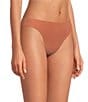 VAN WINKLE & CO. Stretch Microfiber Bonded Mid Rise Thong Panty - Image 1