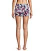 Color:Butterflies - Image 2 - Woven Satin Butterfly Print Coordinating Sleep Shorts