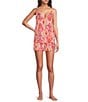 VAN WINKLE & CO. Woven Satin Paisley Print Sleeveless V-Neck Coordinating Sleep Top - Image 3