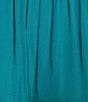 VAN WINKLE & CO. Woven Solid Satin Coordinating Sleep Shorts - Image 4