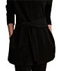 Varley Anset High Neck Long Sleeve Belted Jacket, Color:Black - Image 5