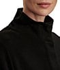 Varley Anset High Neck Long Sleeve Belted Jacket, Color:Black - Image 7