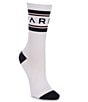 Varley Astley Active Sock, Color:White Blue Nights/Port - Image 1