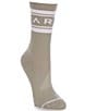 Varley Astley Active Sock, Color:Cement/Snow White - Image 1