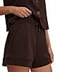 Varley Atrium Coordinating Double Soft High Rise Drawstring Tie Waist Pull-On Shorts - Image 4