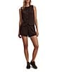 Varley Atrium Coordinating Double Soft High Rise Drawstring Tie Waist Pull-On Shorts - Image 6
