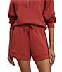 Varley Atrium Coordinating Double Soft High Rise Drawstring Tie Waist Pull-On Shorts - Image 3