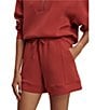 Varley Atrium Coordinating Double Soft High Rise Drawstring Tie Waist Pull-On Shorts - Image 5