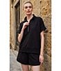 Varley Atrium Coordinating Double Soft High Rise Drawstring Tie Waist Pull-On Shorts - Image 6