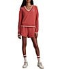 Varley Blithe V-Neck Long Sleeve Cropped Sweatshirt - Image 5