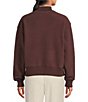 Varley Brenna Button Front V-Neck Long Sleeve Fleece Sweatshirt - Image 2